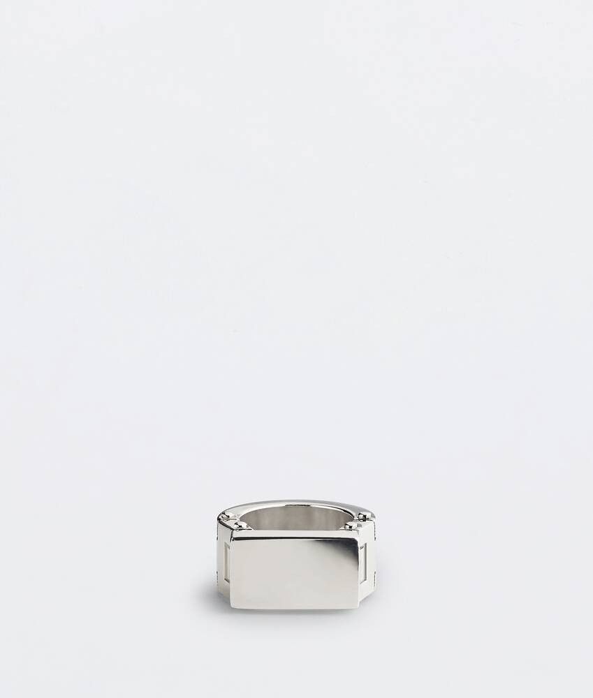 Bottega Veneta o1n1vont0425 Size: 15 / Bolt Ring in Silver Size ONE SIZE - 2 Thumbnail