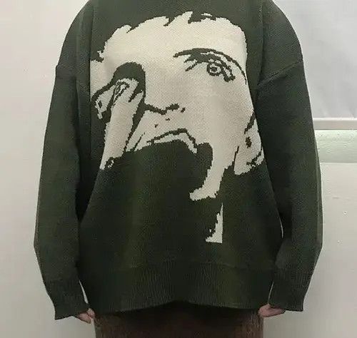 Japanese Brand BIG SALE! Ian Curtis Joy Division Knitwear Jumper Size US XL / EU 56 / 4 - 1 Thumbnail