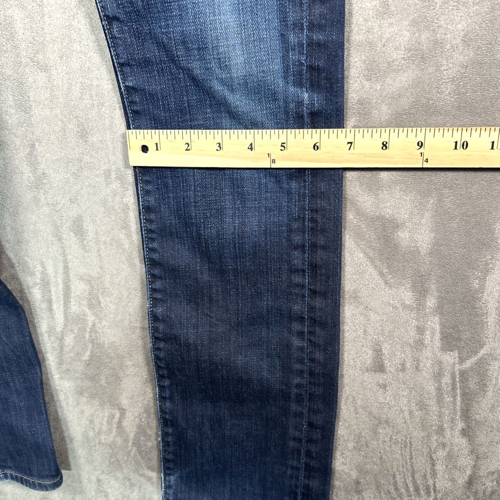 Lucky Brand Lucky Brand Jeans Dean Mens 28x30 Blue Denim 5 Pocket Straight Leg Slim Jeans Size US 28 / EU 44 - 6 Thumbnail