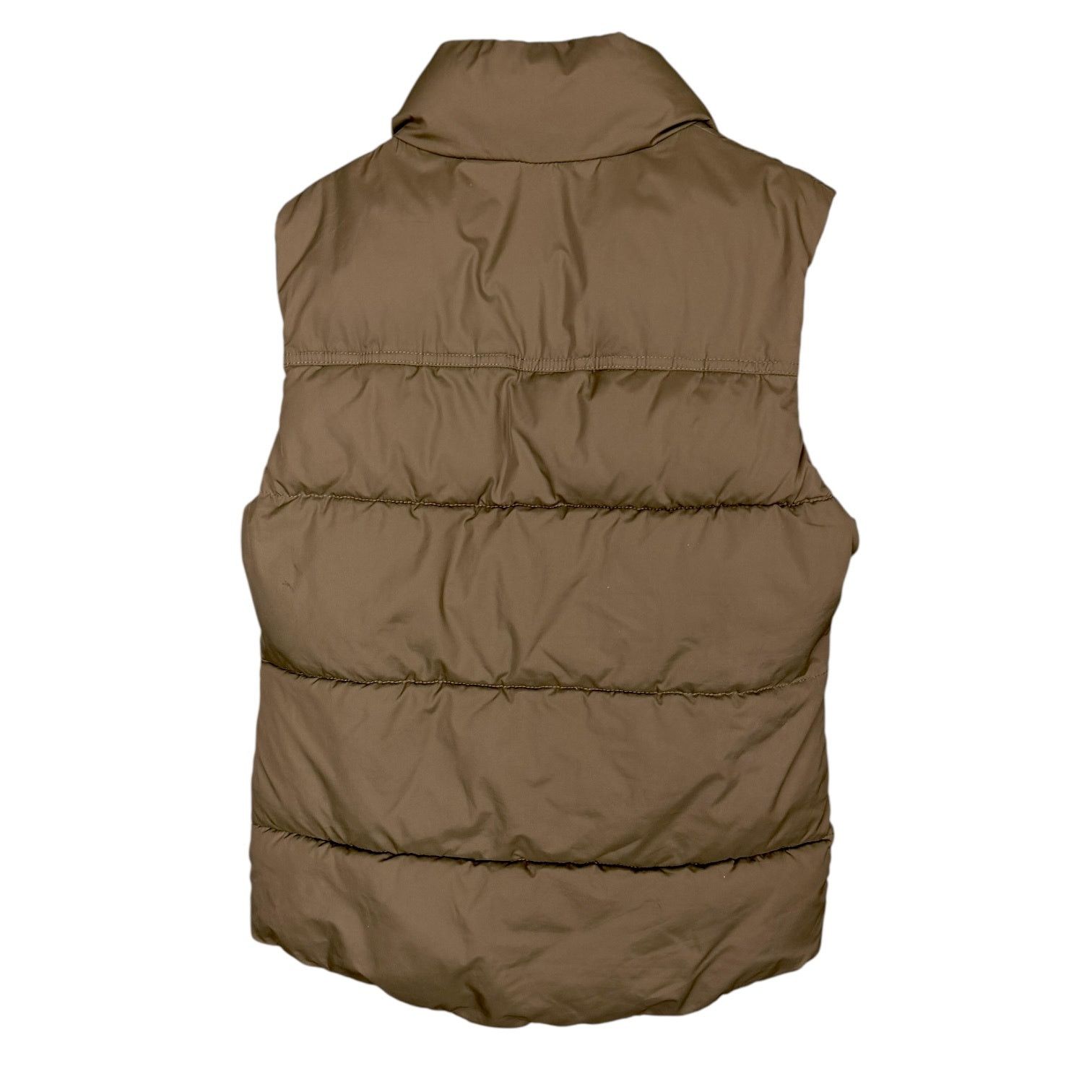 Gap Gap Olive Green Toggle Closure Women's Lined Puffer Vest - S Size S / US 4 / IT 40 - 2 Thumbnail