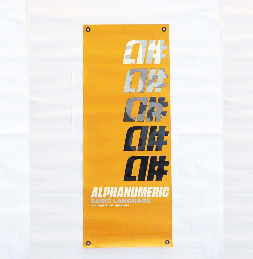 Alphanumeric !!! Alphanumeric Official Promo Vinyl Banner Deadstock VTG Size ONE SIZE - 1 Thumbnail