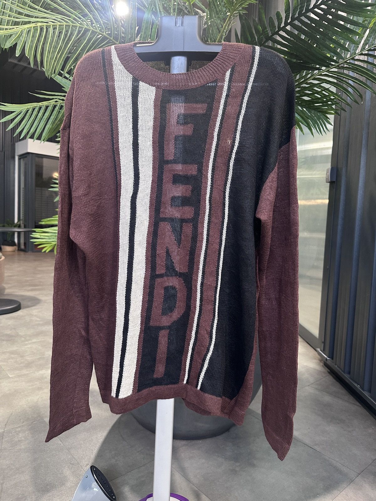 Fendi Vintage Fendi jumper/Sweater Size US L / EU 52-54 / 3 - 1 Thumbnail