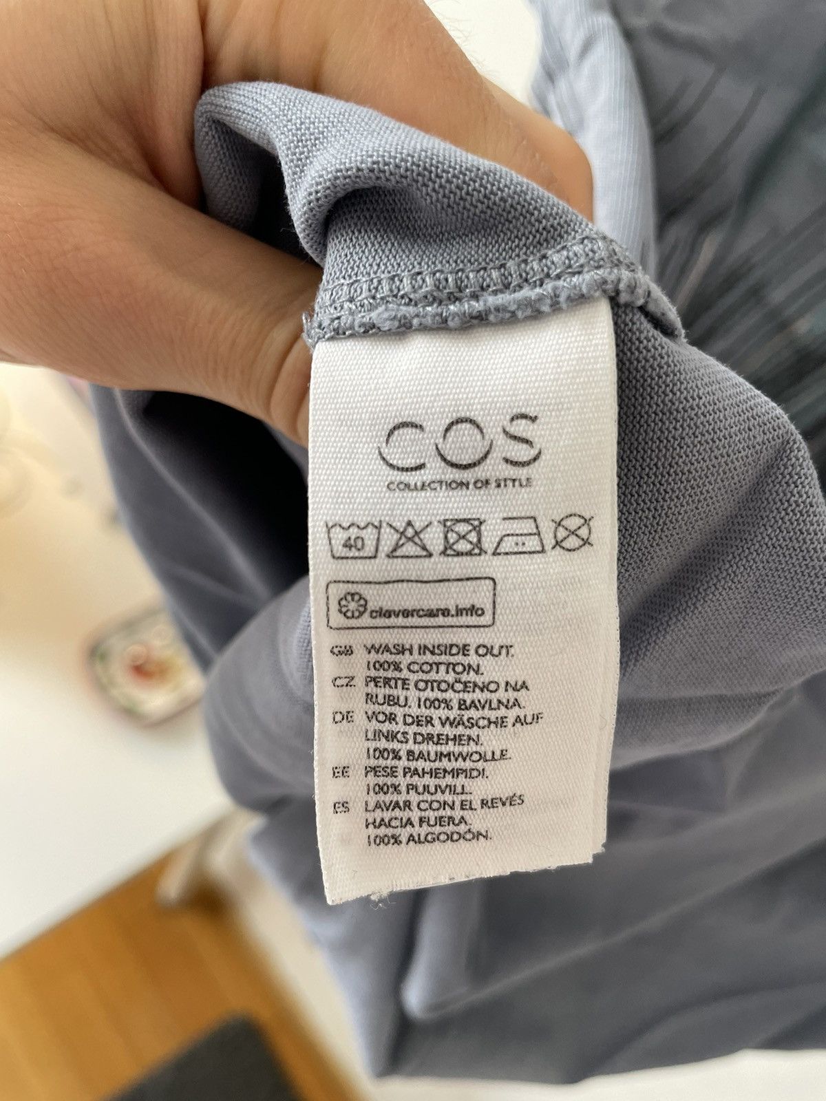 Cos Blue print Cos Tshirt Size US L / EU 52-54 / 3 - 5 Thumbnail