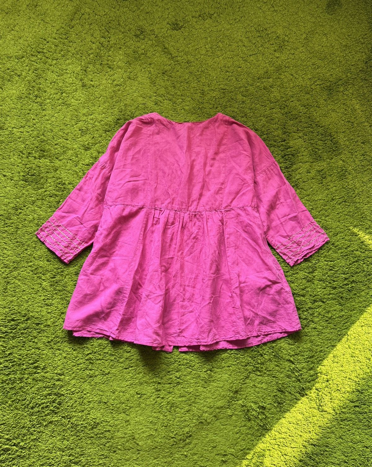 Gudrun Sjoden Gudrun Sjoden linen blend babydoll mini dress tunic Size L / US 10 / IT 46 - 2 Thumbnail