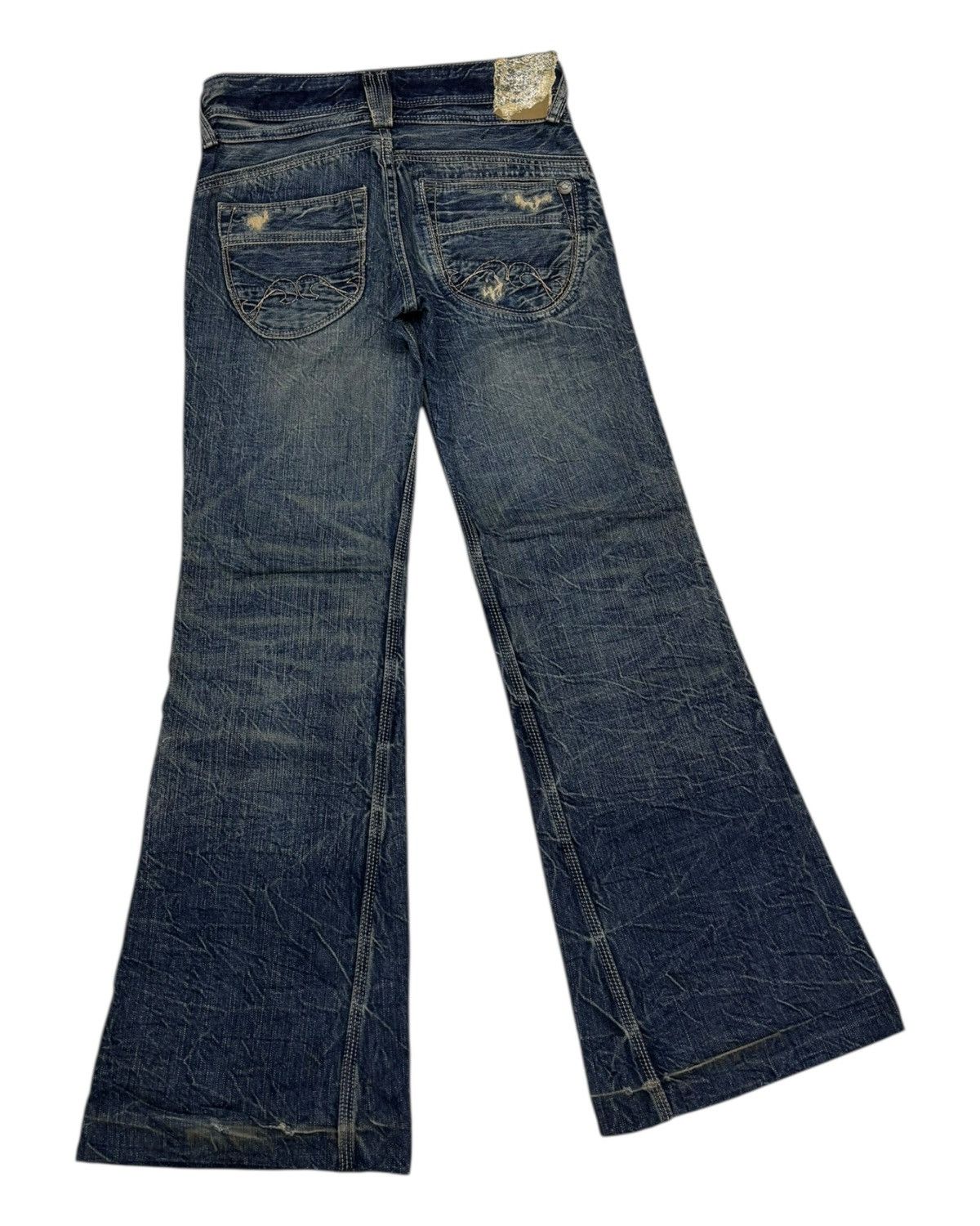 Hysteric Glamour × If Six Was Nine × Le Grande Bleu (L.G.B.) Brappers Flare Jeans Lady Vintage Union Made Bootcut Denim Size 27" / US 4 / IT 40 - 4 Thumbnail