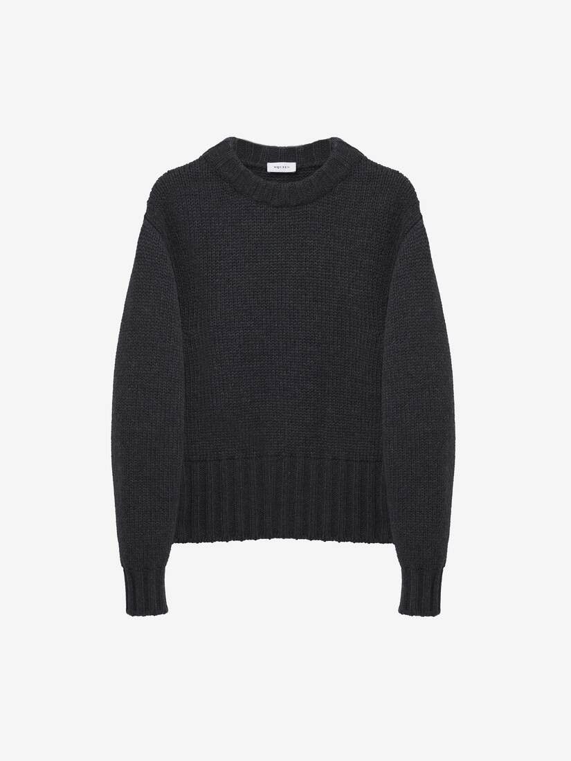 Alexander McQueen o1srvl11e0326 Crew Neck Jumper in Grey Size M / US 6-8 / IT 42-44 - 1 Thumbnail