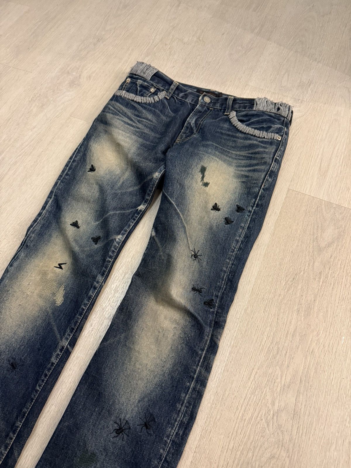 Undercover Undercover AW06 “Bug” Denim Size US 31 - 2 Thumbnail
