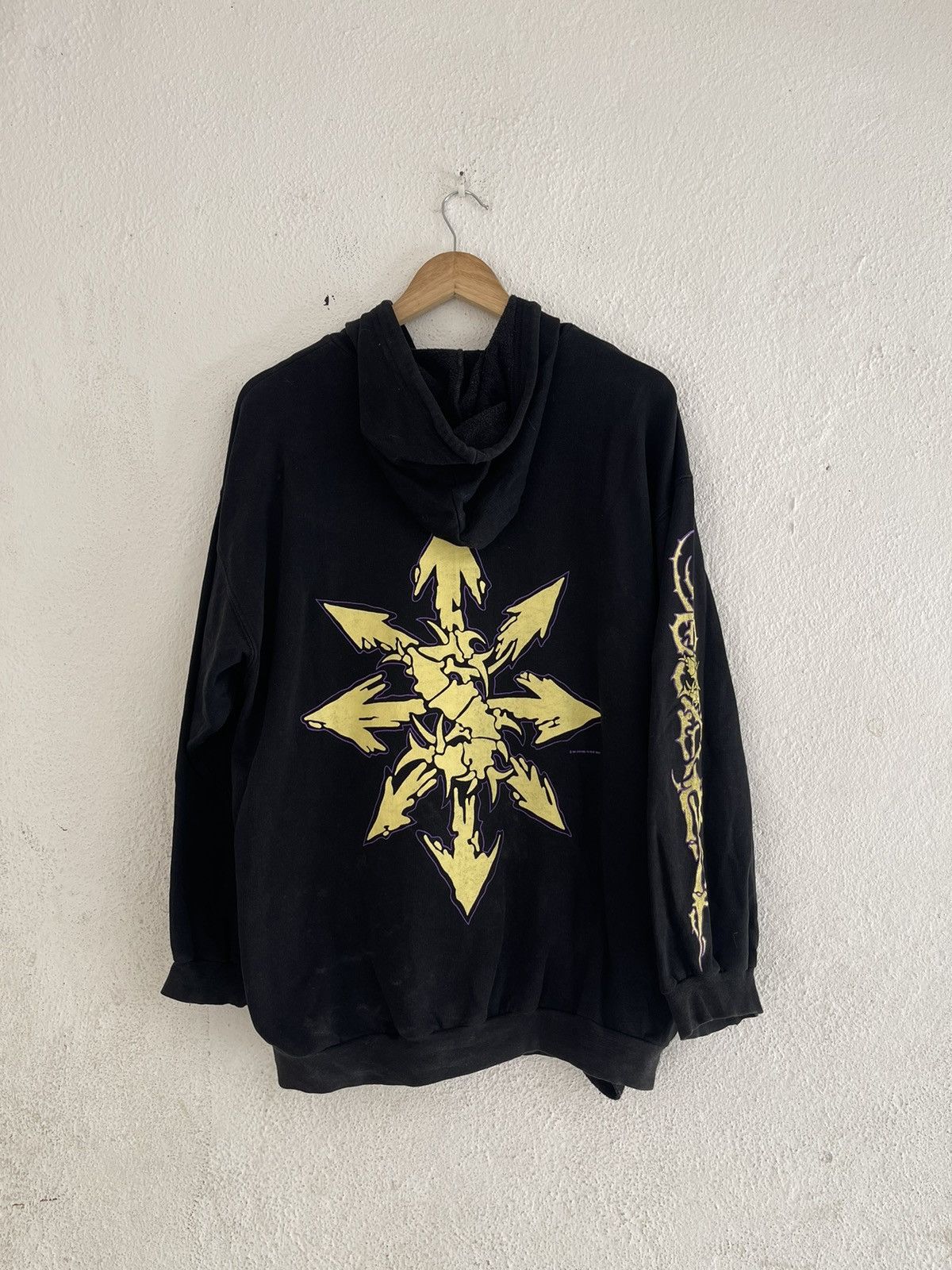 Band Tees × Vintage Vintage Sepultura Chaos Ad Hoodie Size US XL / EU 56 / 4 - 1 Thumbnail