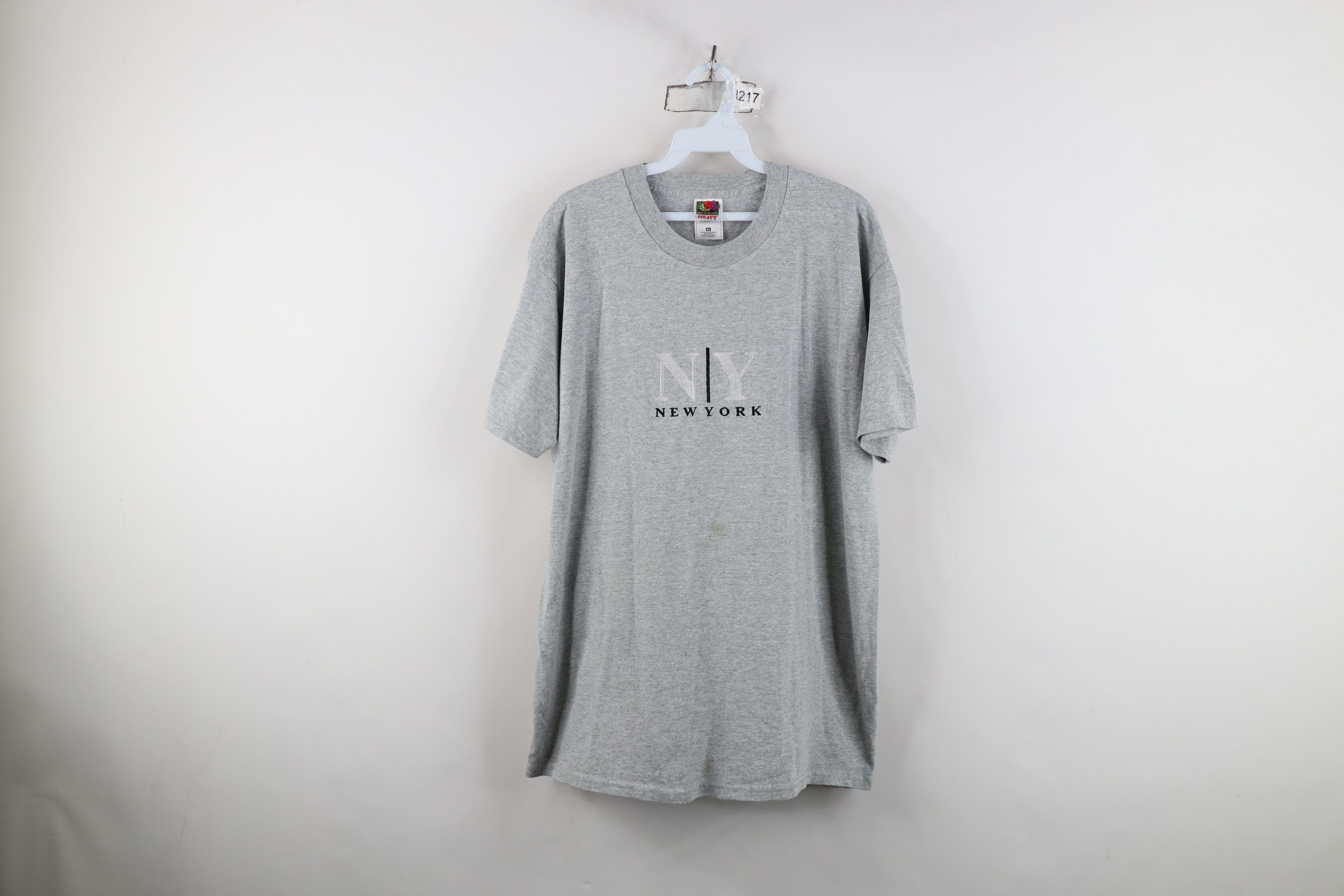 Vintage Vintage 90s Y2K Streetwear New York Short Sleeve T-Shirt Size US XL / EU 56 / 4 - 1 Thumbnail
