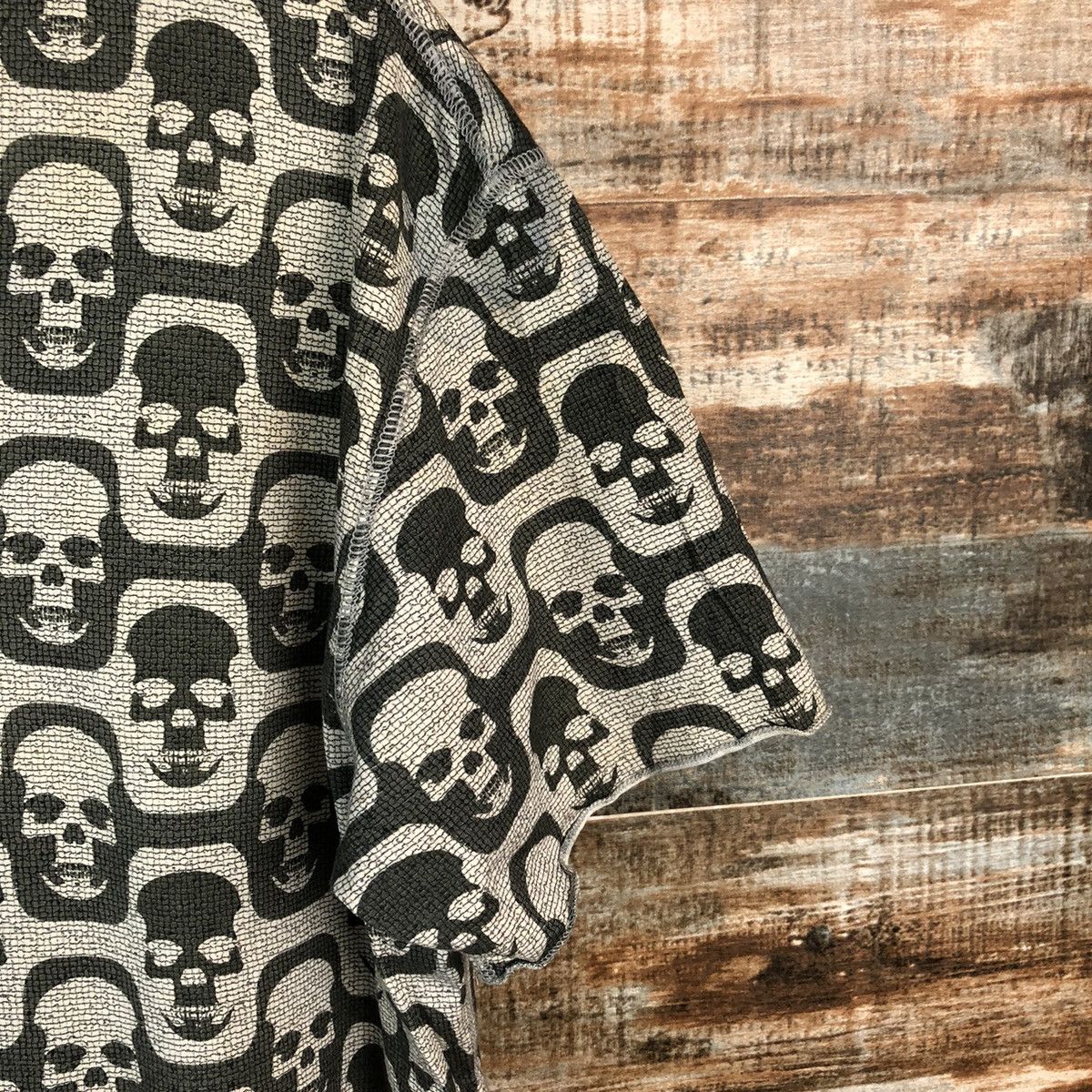 Lucien Pellat-Finet Lucien Pellat Finet full print Skulls White T-Shirt #A2483 Size US L / EU 52-54 / 3 - 8 Thumbnail