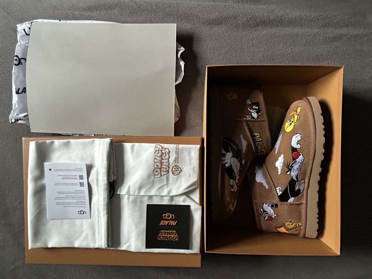 Palace × Ugg Palace x Looney Tunes x Ugg Classic Ultra Mini Boot Chestnut Size US 10 / EU 43 - 7 Thumbnail