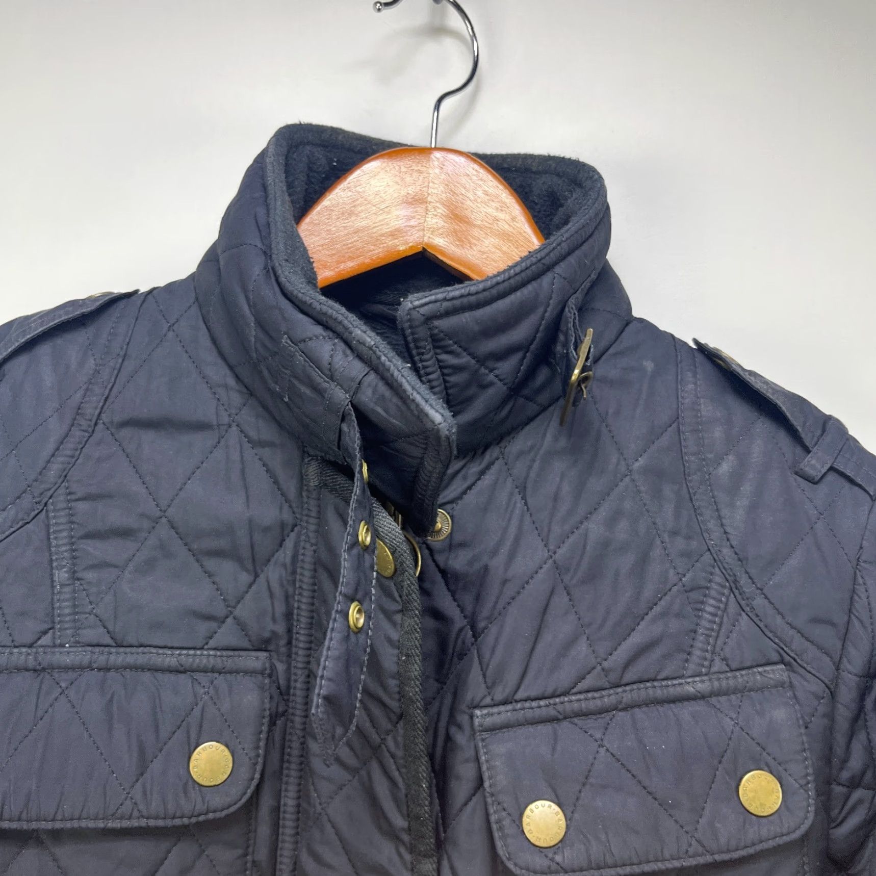 Barbour Barbour Jacket Polaquilt Barbour Bedale Quilted Women's Size 12 Black Size XL / US 12-14 / IT 48-50 - 3 Thumbnail