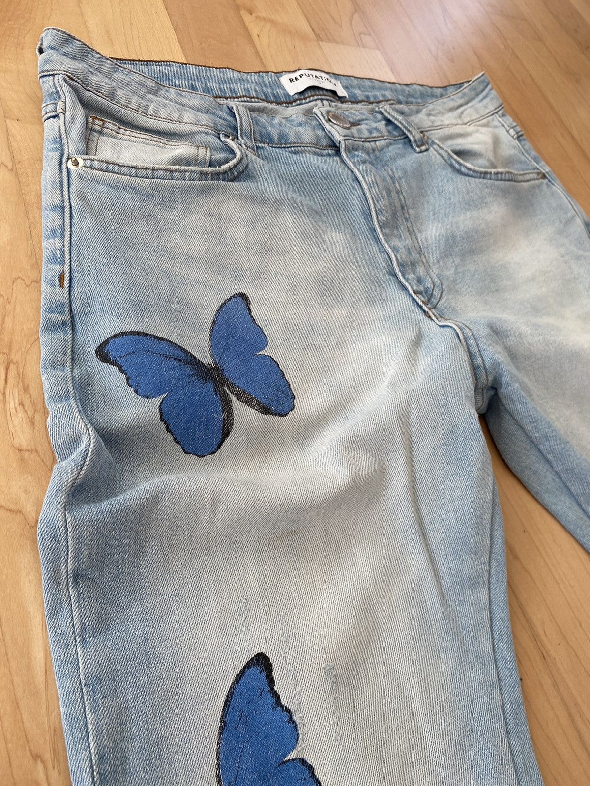 Reputation Studios Jeans Reputationstudios Butterfly Size US 36 / EU 52 - 3 Thumbnail