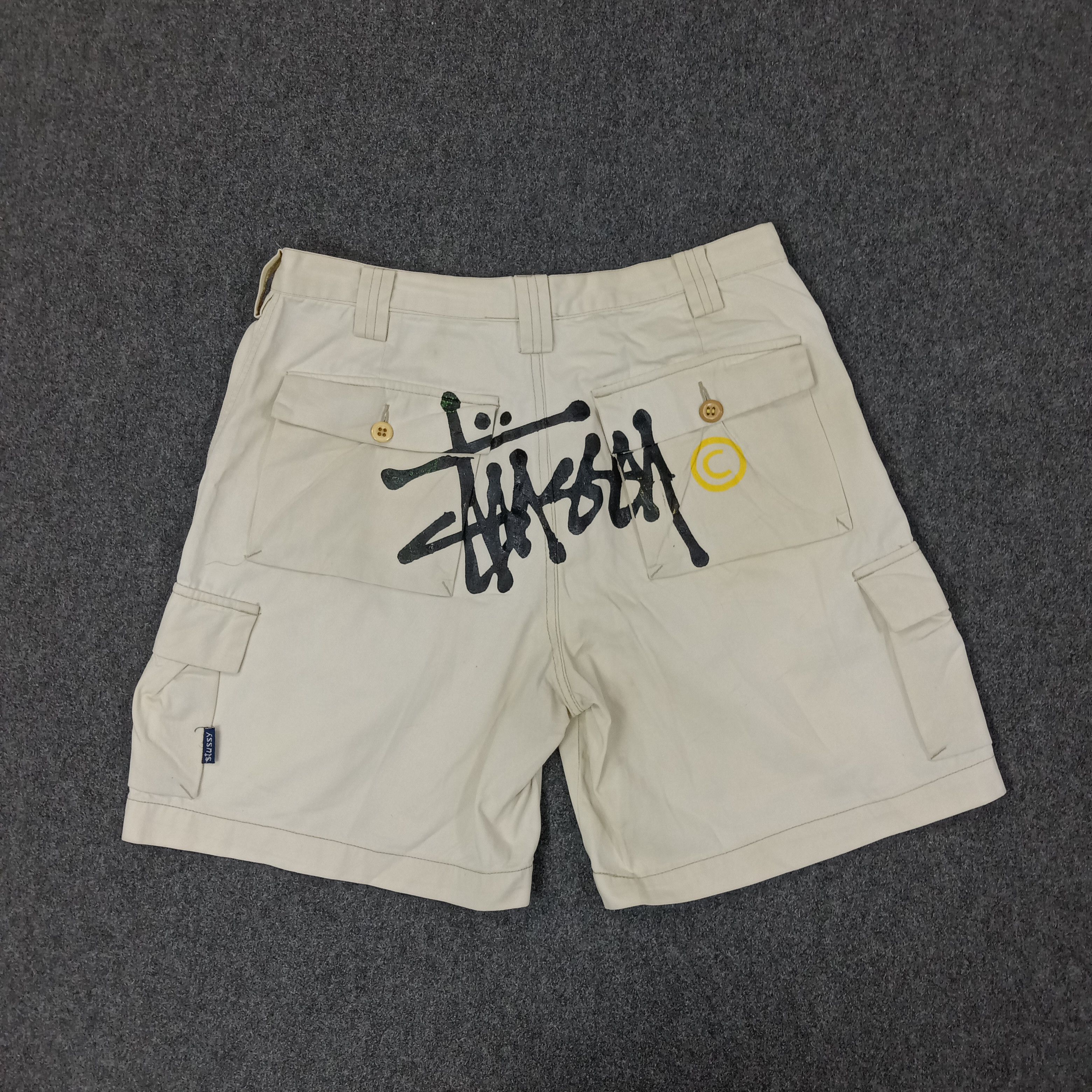 Stussy Stussy American Streetwear Style Cargo Shorts C244N7 Size US 34 / EU 50 - 1 Thumbnail