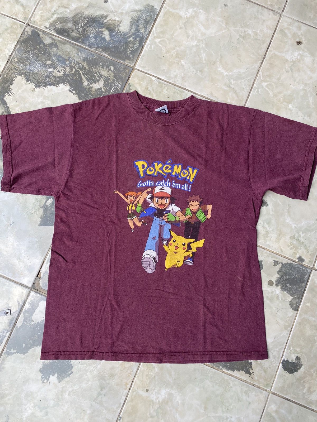 Pokemon Vintage anime Pokemon Ash Misty Trio Pikachu Size US M / EU 48-50 / 2 - 1 Thumbnail