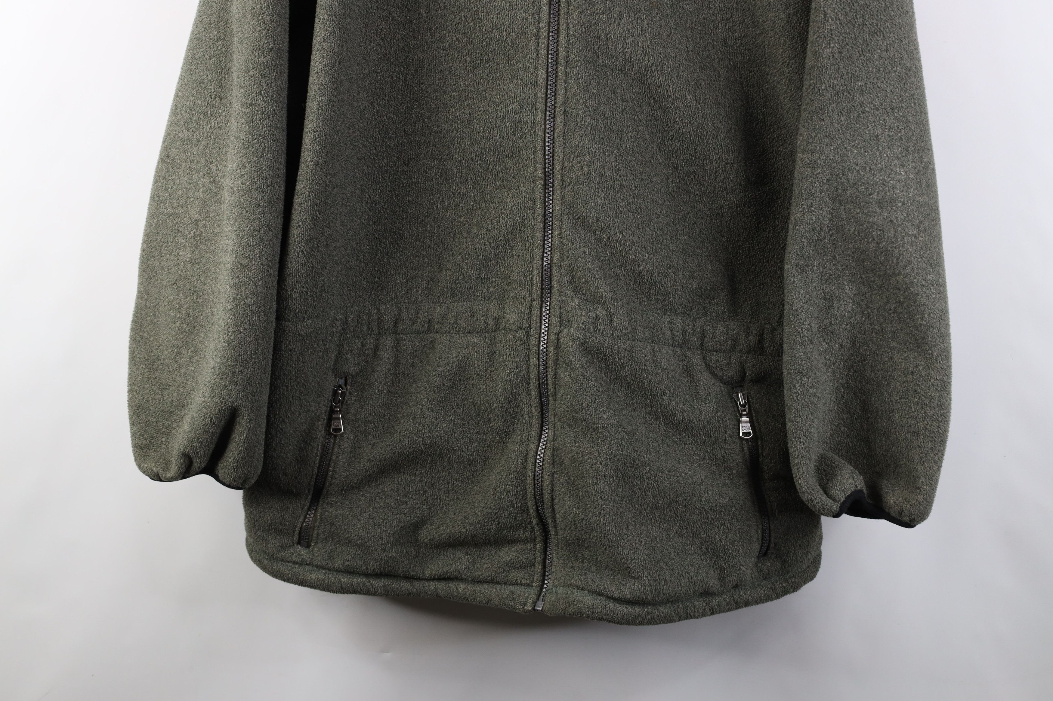 Eddie Bauer Vintage 90s Eddie Bauer Full Zip Jacket Green Polyester Size US XXL / EU 58 / 5 - 3 Thumbnail