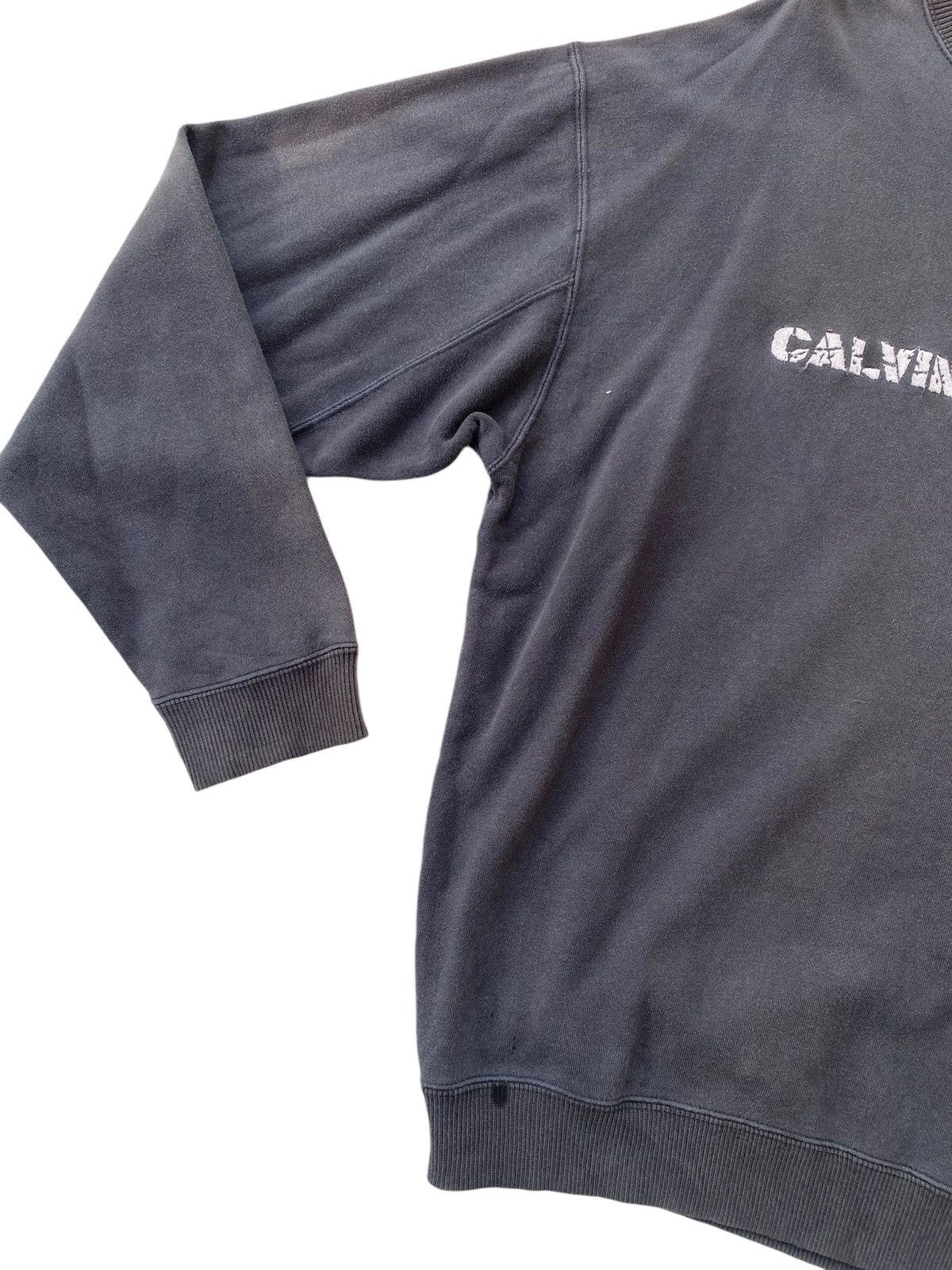 Calvin Klein × Vintage Vtg Calvin Klein Black Faded Size US L / EU 52-54 / 3 - 3 Thumbnail