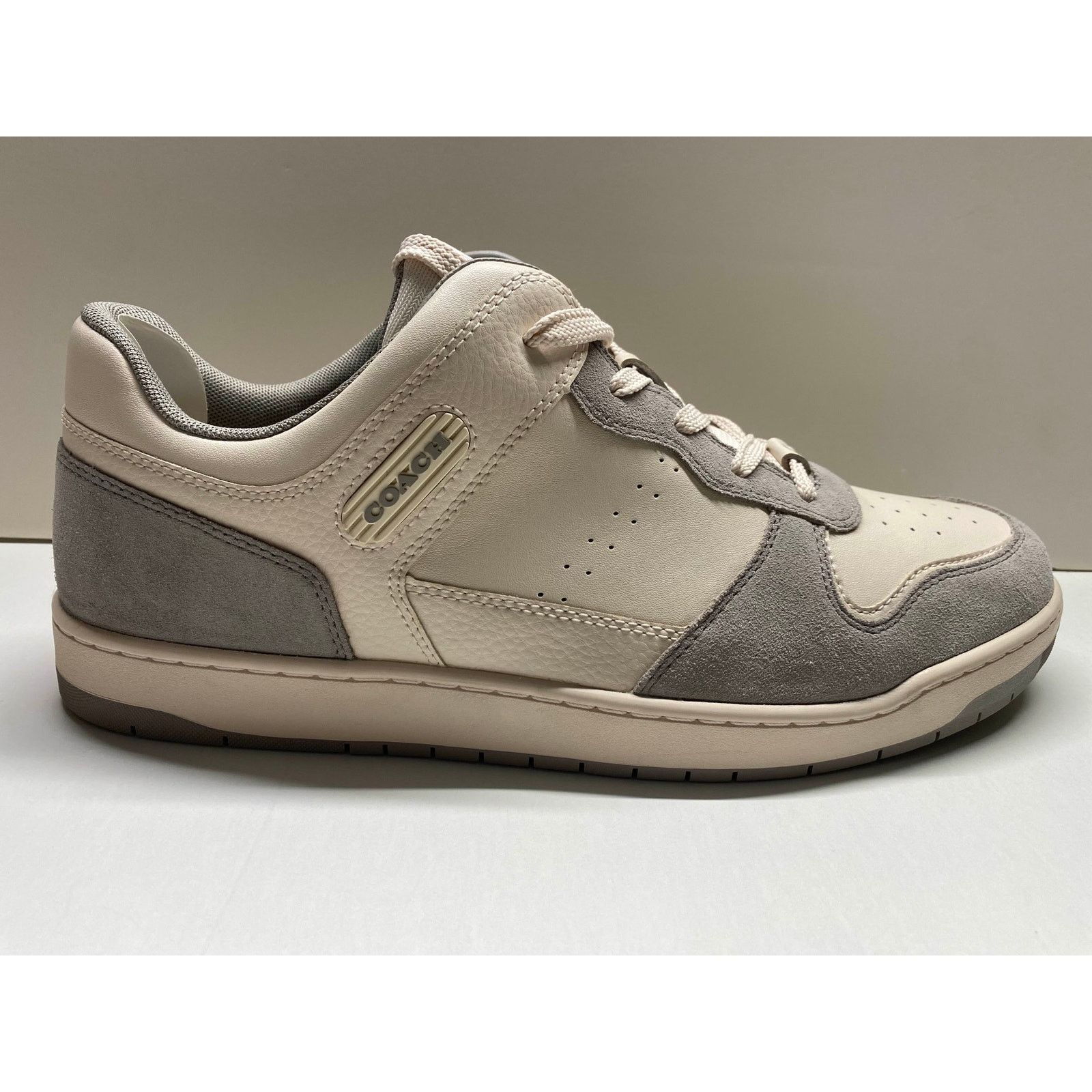 Coach Coach C201 Leather Sneakers Chalk Dove Gray Size 11.5D Size US 11.5 / EU 44-45 - 1 Thumbnail