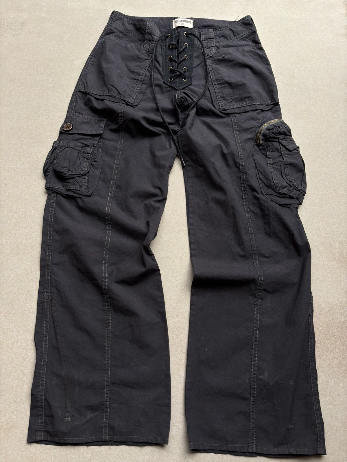 Japanese Brand VERTGARMENTS lace up cargo pants Size US 28 / EU 44 - 1 Thumbnail