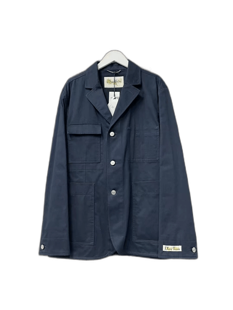 Dior Dior Denim Tears Patchwork Blazer Jacket Size US L / EU 52-54 / 3 - 1 Thumbnail