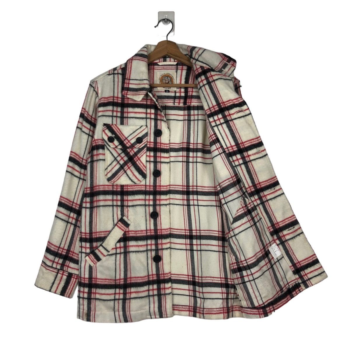 Japanese Brand 🔥Vintage Wool Shirt Flannel Jacket Mozz Tartan Design Size US M / EU 48-50 / 2 - 11 Thumbnail
