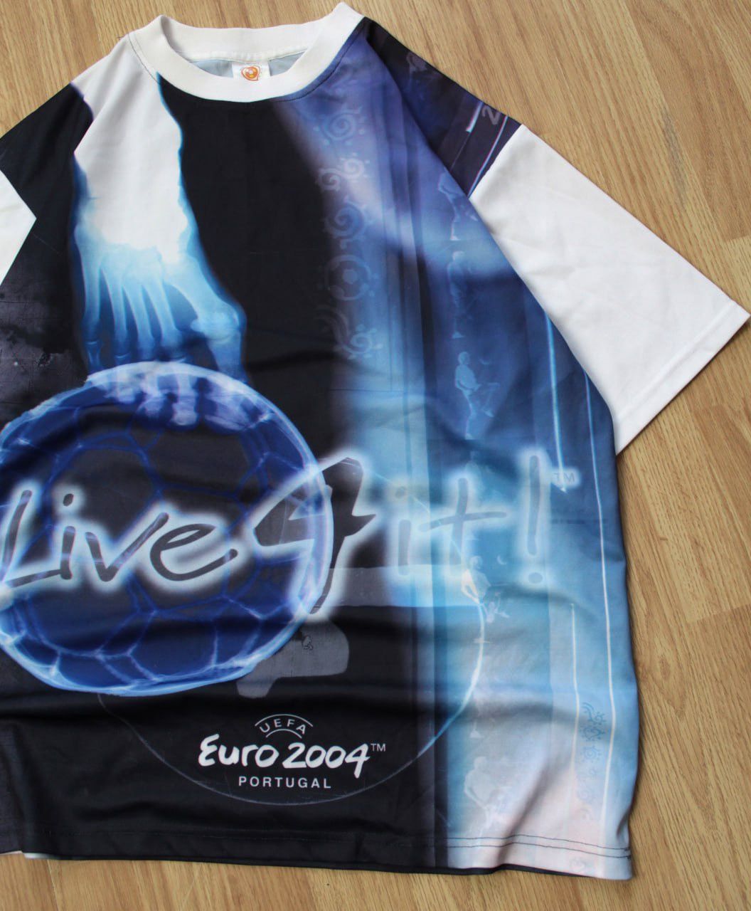 UEFA 🔥 UEFA Euro 2004 Portugal Greece Final Football Soccer Shirt Size US L / EU 52-54 / 3 - 2 Thumbnail