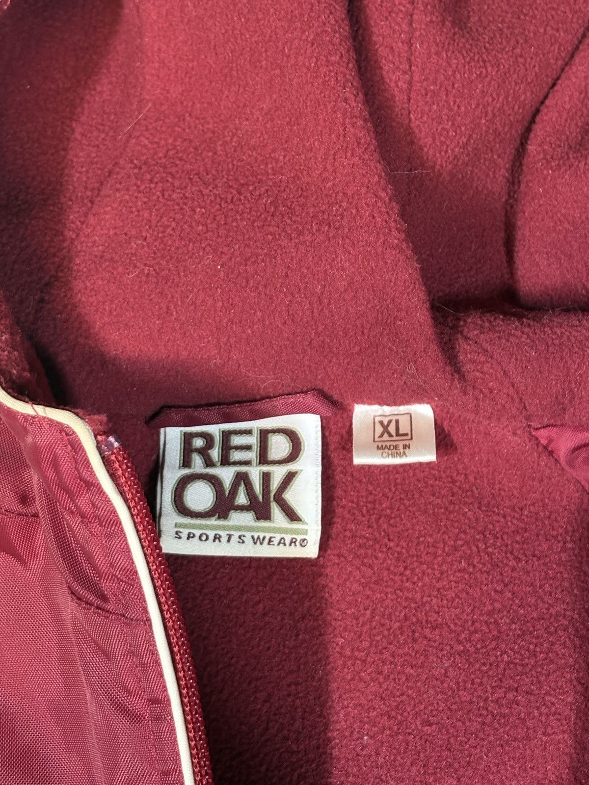NCAA Vintage 1990s Red Oak USC Windbreaker Size XL 0555 Size US XL / EU 56 / 4 - 3 Thumbnail