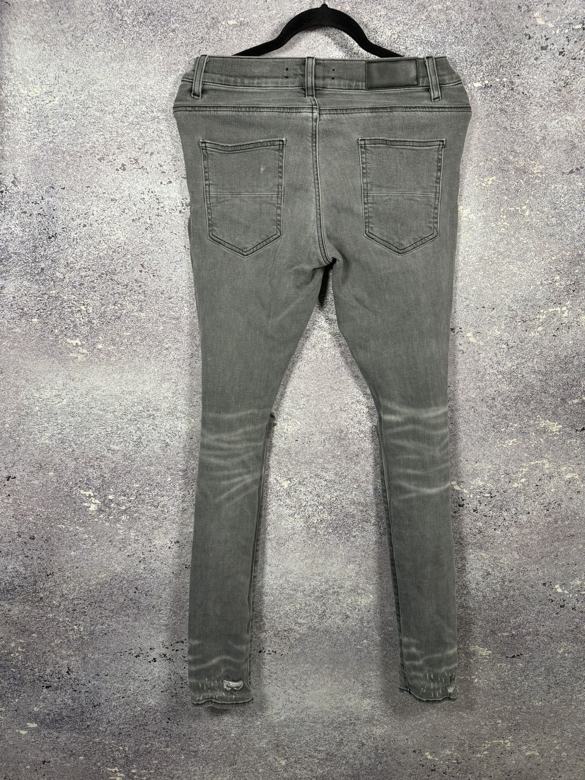 Amiri Amiri MX1 Jean Gray Distressed Skinny Womens size 30 Size 30" / US 8 / IT 44 - 12 Thumbnail