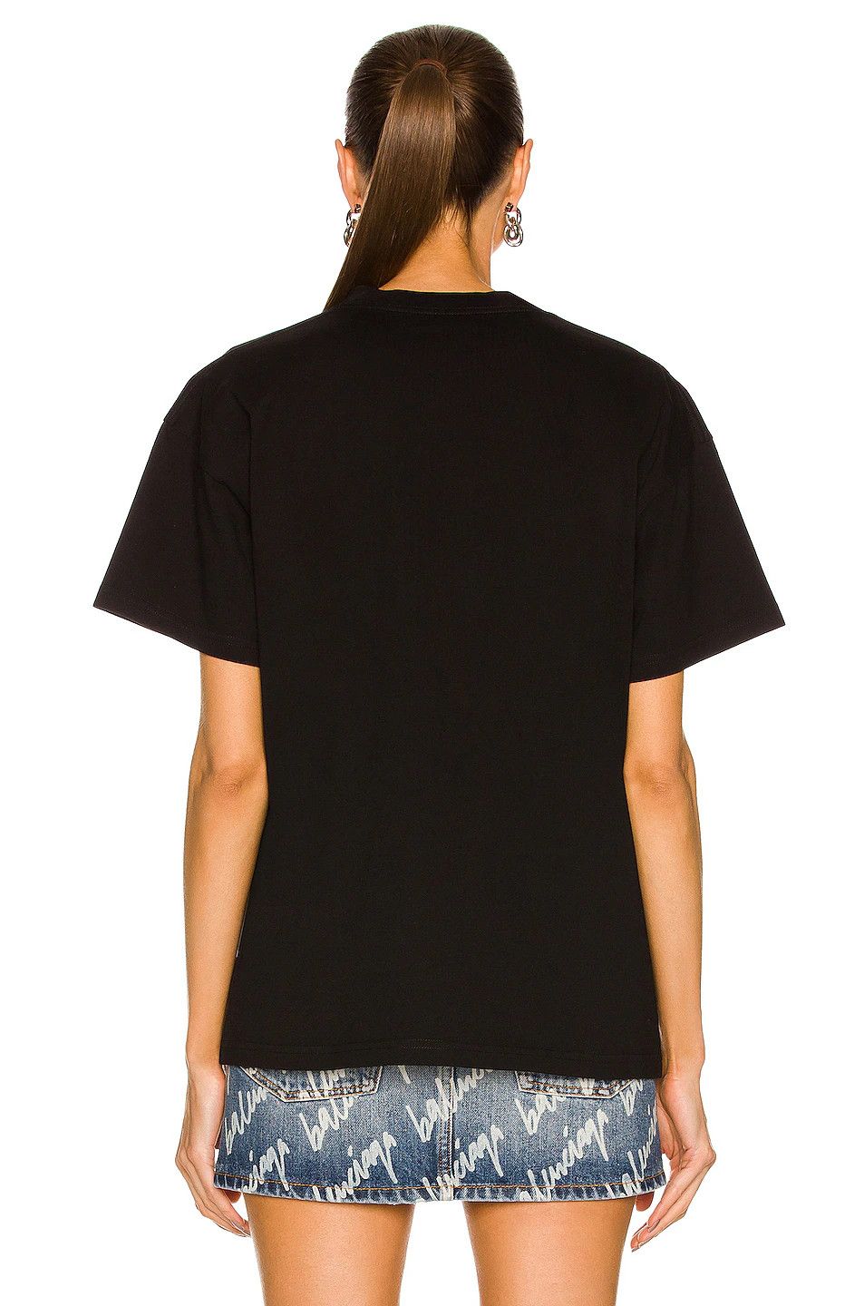 Balenciaga o1s1wg111024 Cities Paris T-Shirt Medium in Black Size XL / US 12-14 / IT 48-50 - 7 Thumbnail