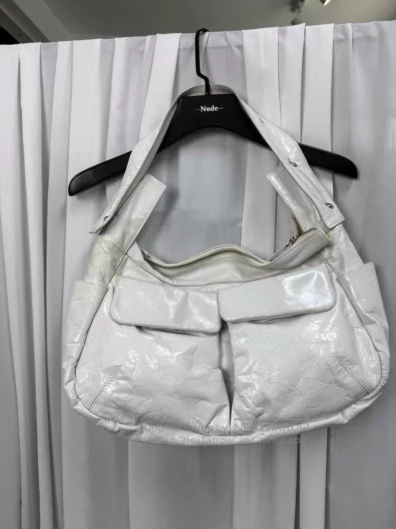 Yohji Yamamoto Yohji Yamamoto Patent leather crossbody bag with multiple Size ONE SIZE - 1 Thumbnail