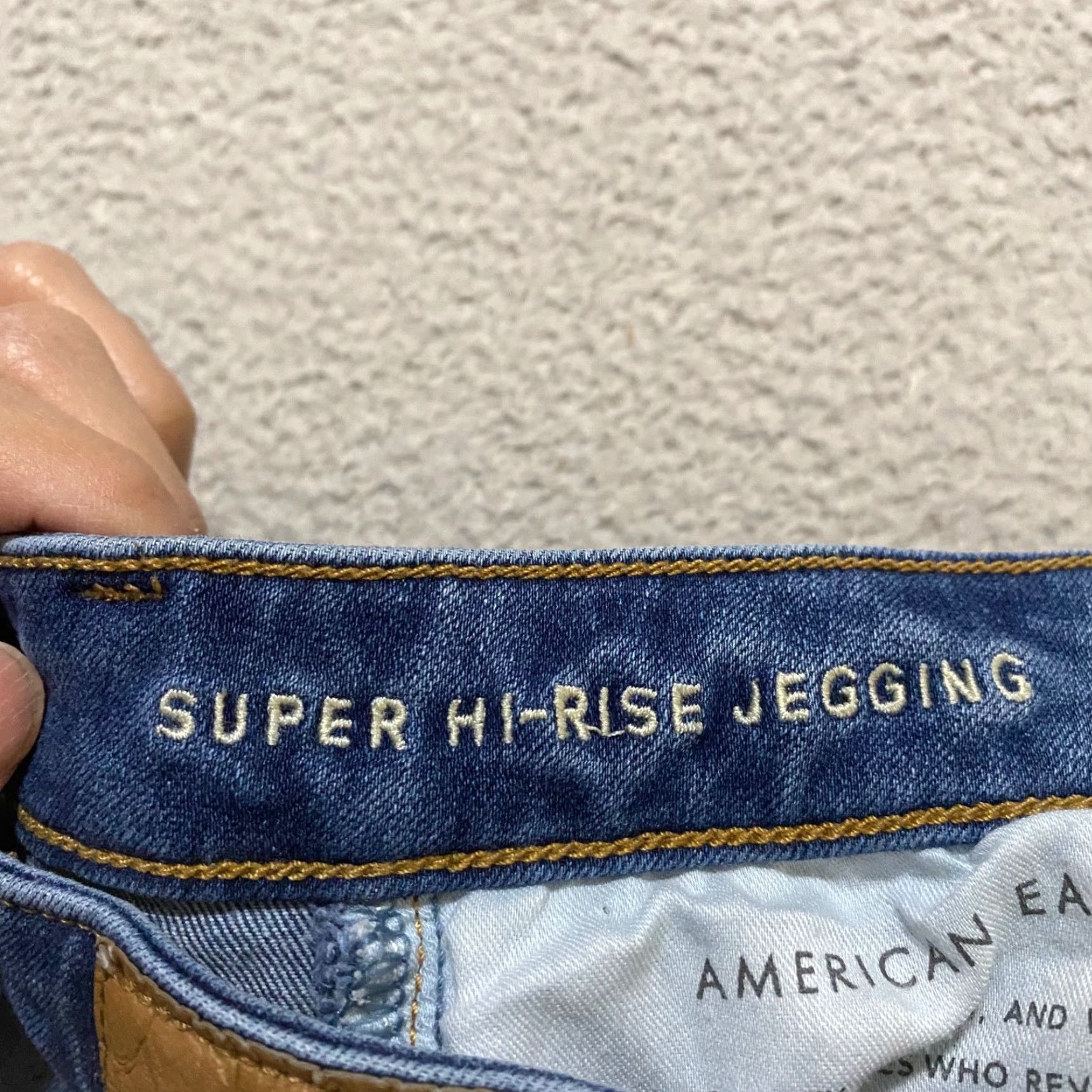 American Eagle Outfitters American Eagle Outfitters Jeans Womens 2 Blue Denim High Rise Jegging Medium Wash Stretch 5-Pocket Regular Size 26" / US 2 / IT 38 - 4 Thumbnail