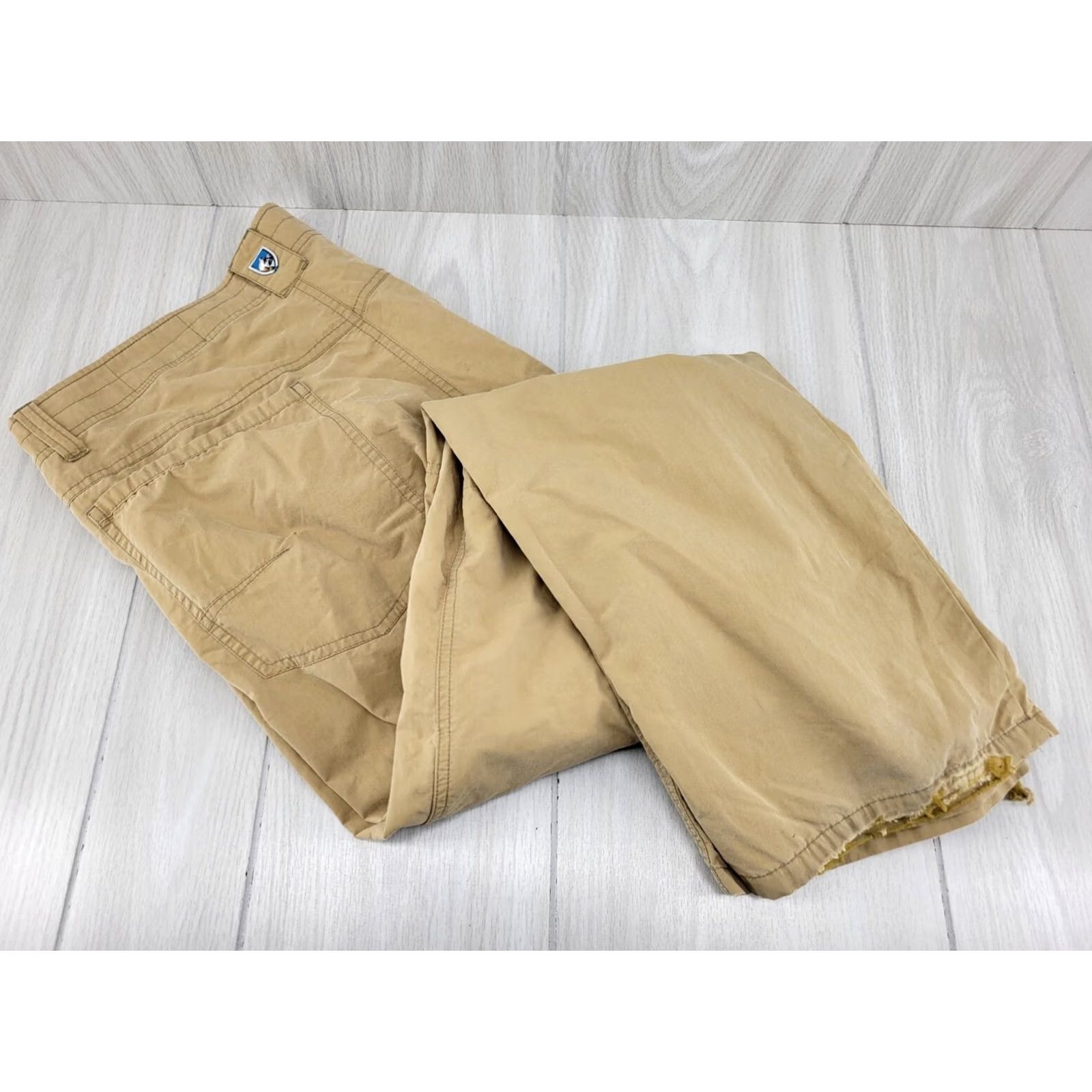 Vintage VINTAGE Distressed Kuhl Kontra Lightweight Hiking Pants 40 X 32 Tan Mens Cargo Outdoor Shoes? Size US 40 / EU 56 - 4 Thumbnail