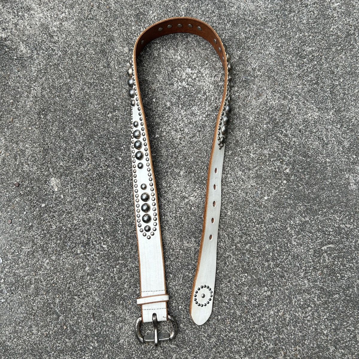 Vintage Vintage studded leather belt (Kapital Style) Size ONE SIZE - 10 Thumbnail