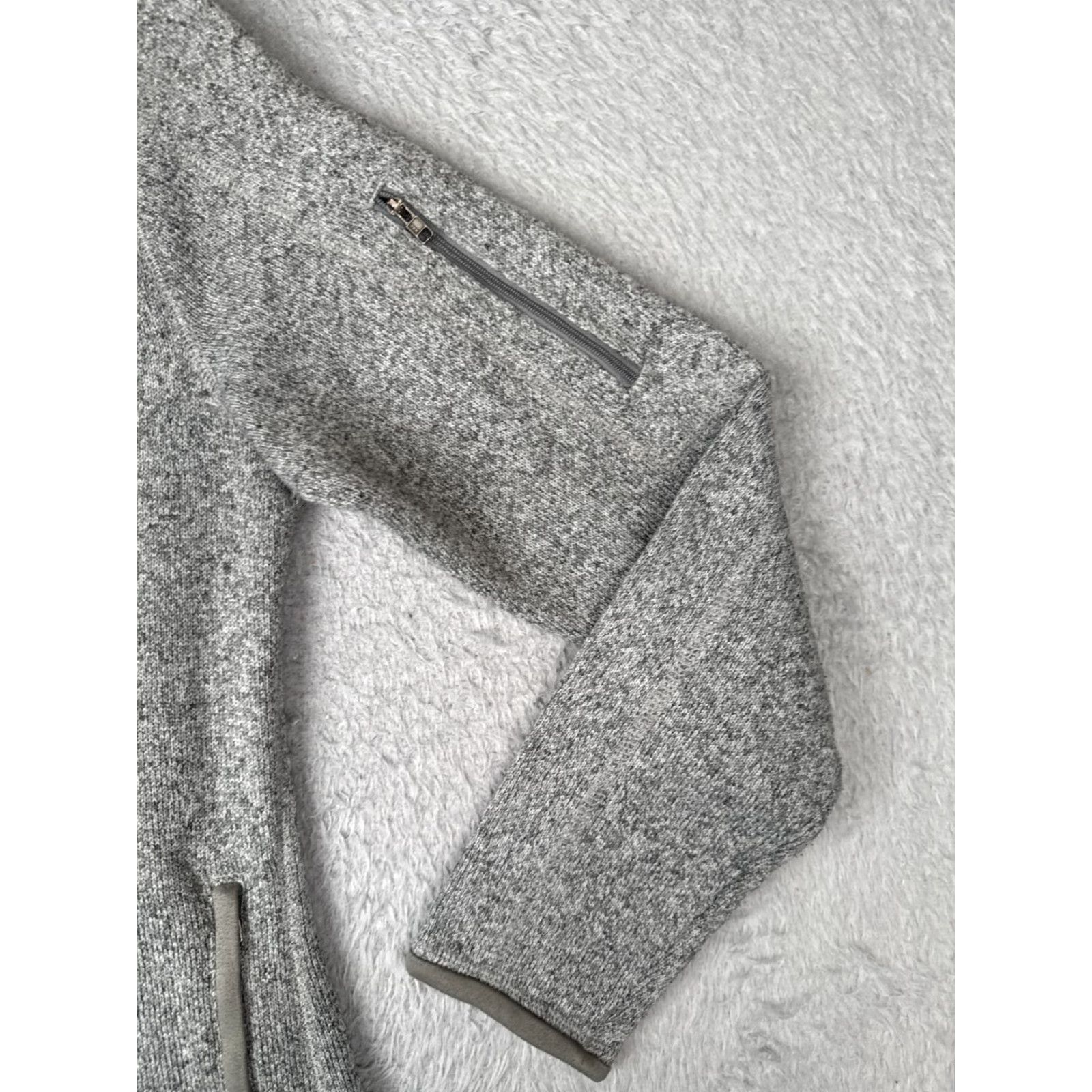 Patagonia Patagonia Jacket Women M Gray Better Sweater Jacket Knit Zip Lined Logo Embroidered Casual Travel Workwear Fall Spring Winter Size M / US 6-8 / IT 42-44 - 5 Thumbnail