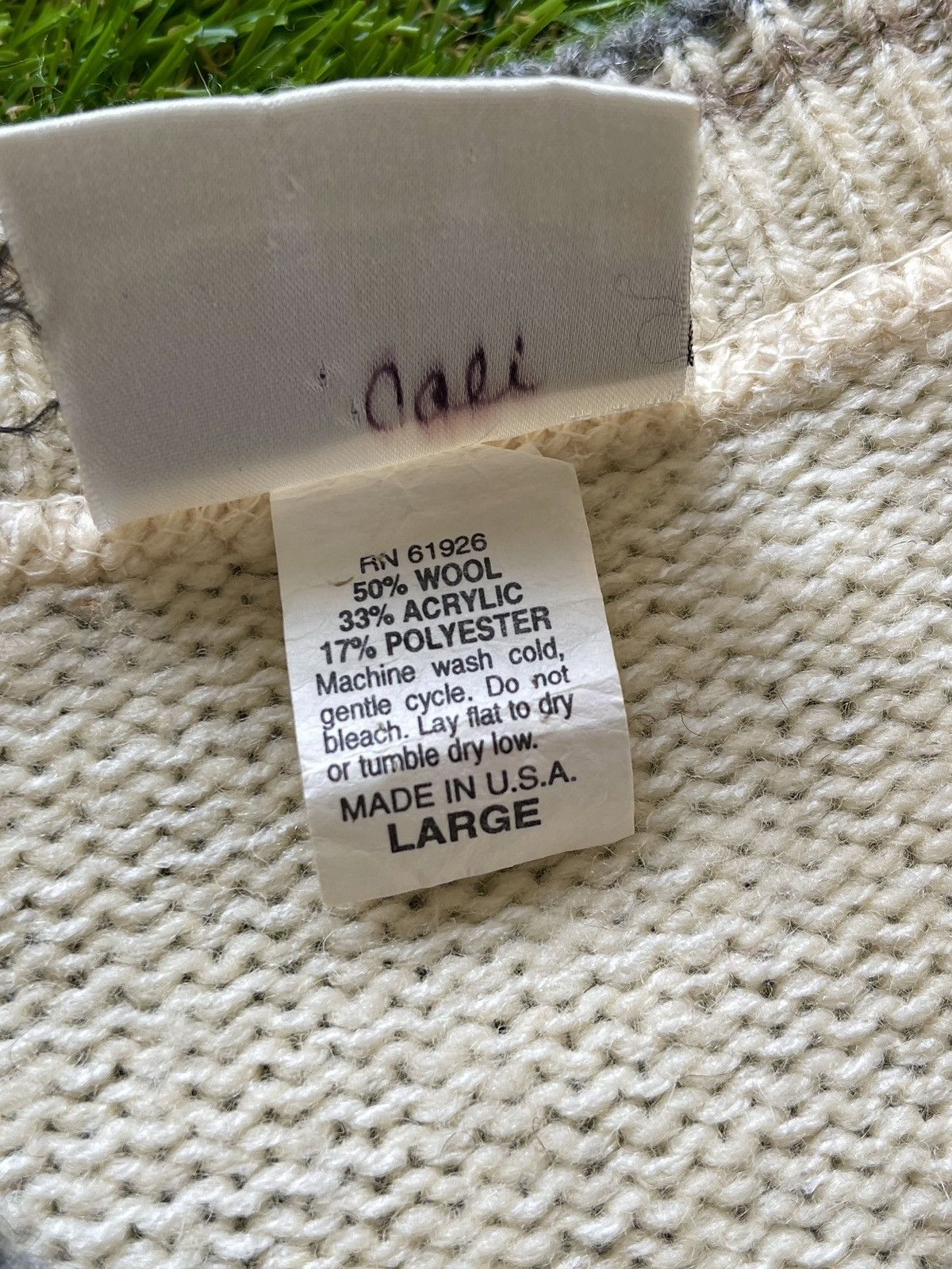 Vintage Vintage 90s Women’s Sweater Made In USA Size L / US 10 / IT 46 - 3 Thumbnail