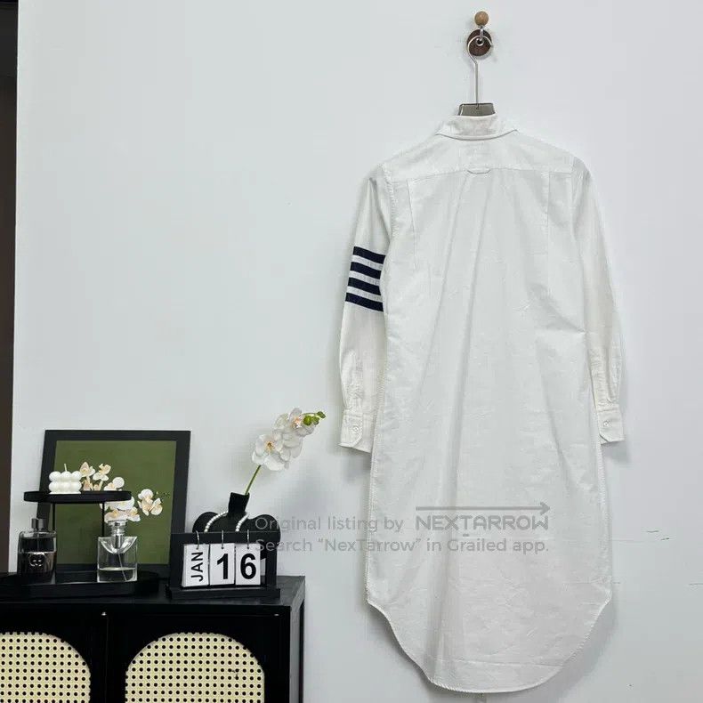Thom Browne Thom Browne Four-stripe shirt dress Size M / US 6-8 / IT 42-44 - 3 Thumbnail