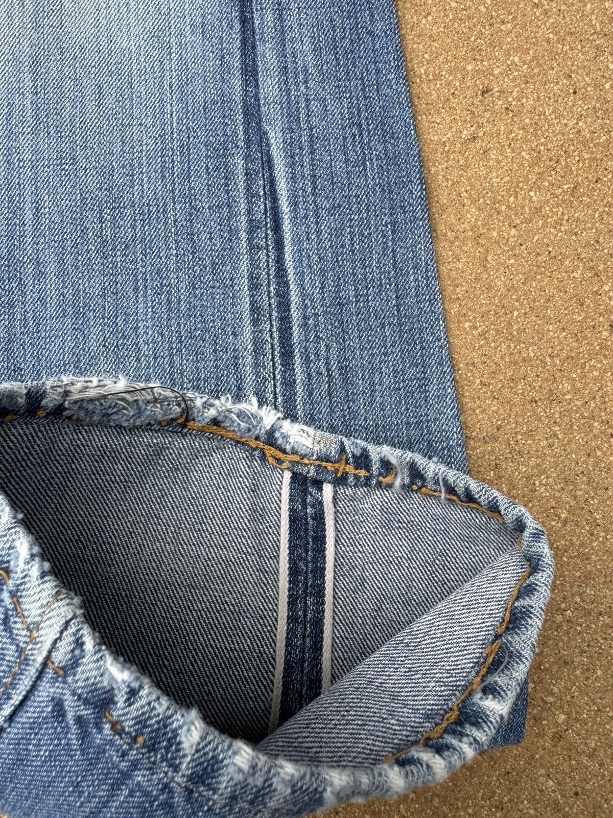 Levi's × Vintage Vtg 70’s Levis 501xx Redline Selvedge Distressed Jeans 28x28 Size US 28 / EU 44 - 5 Thumbnail