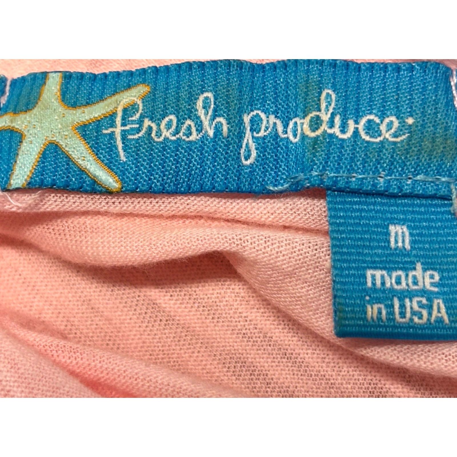 Vintage Vintage Fresh Produce Women's Tank Top Sz Medium Pink Cotton Scoop Neck USA 90s Sleeveless Size M / US 6-8 / IT 42-44 - 6 Thumbnail