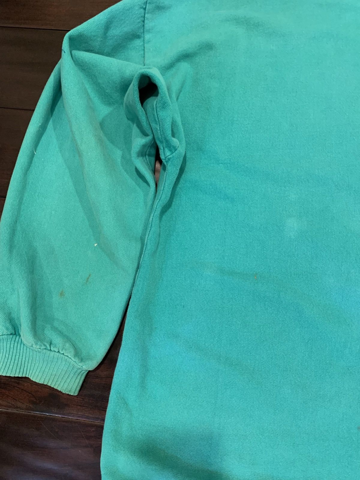 Vintage 90s CJI teal mock neck pullover hoodie Size US XL / EU 56 / 4 - 7 Thumbnail