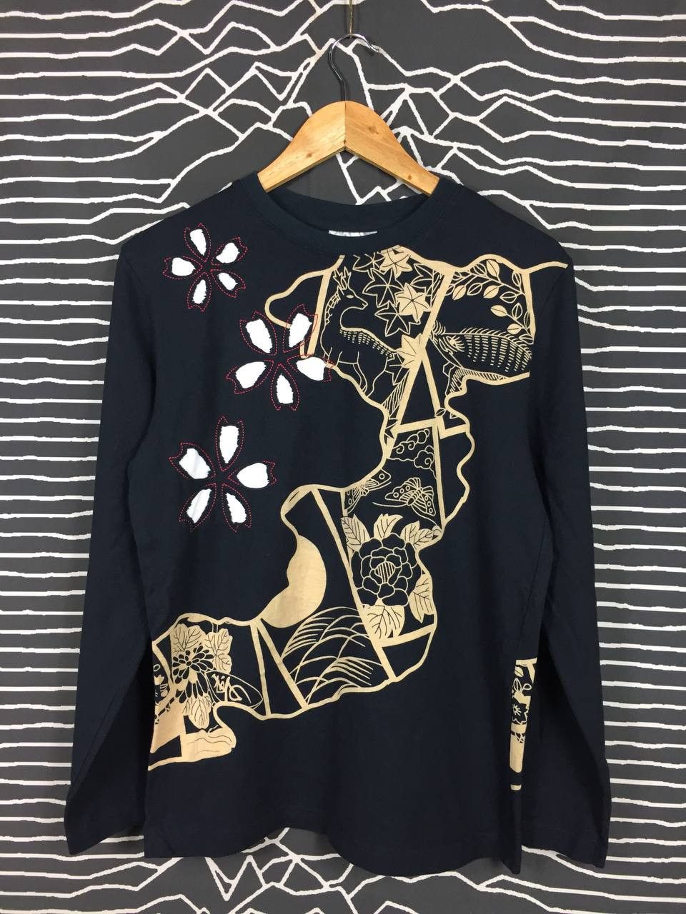 Japanese Brand Vtg Infinity Japanese Traditional Sukajan Longsleeve Tee Size US M / EU 48-50 / 2 - 2 Thumbnail