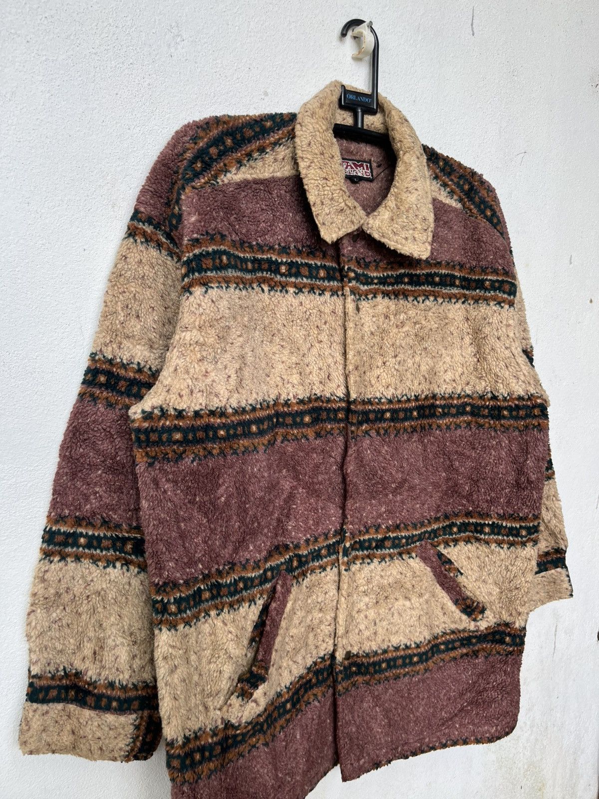 Jams World 💥RARE💥JAMI ISLAND Deep Pile Fleece Rare Aztec Fullprinted Size US L / EU 52-54 / 3 - 2 Thumbnail