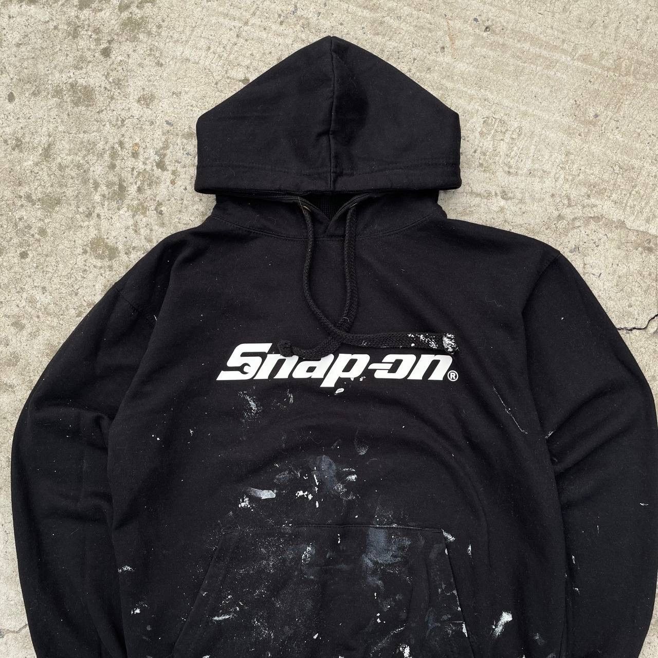 Y/Project Vintage Snap-On Hoodie Big Logo Trashed SK8 00s USA Workwear Size US M / EU 48-50 / 2 - 4 Thumbnail