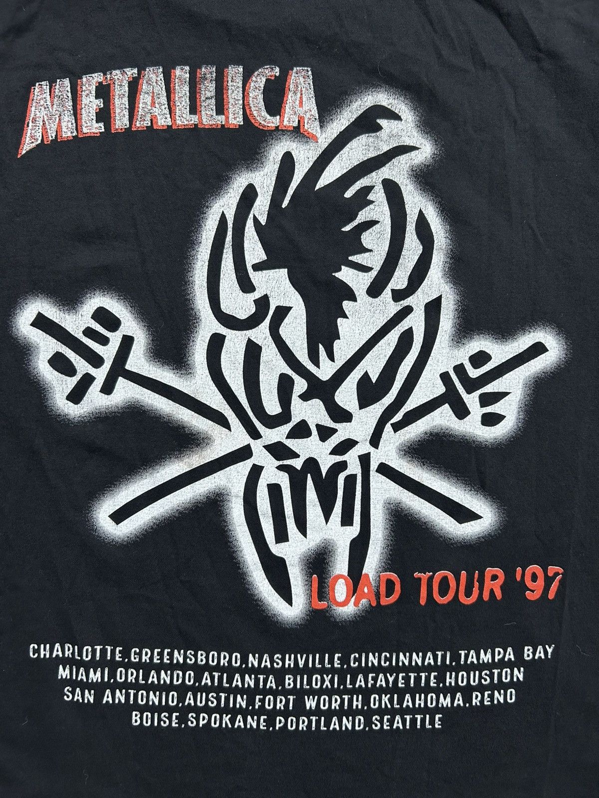 Vintage Vintage 90s Metallica Load Tour Tee 1997 Size US XL / EU 56 / 4 - 5 Thumbnail