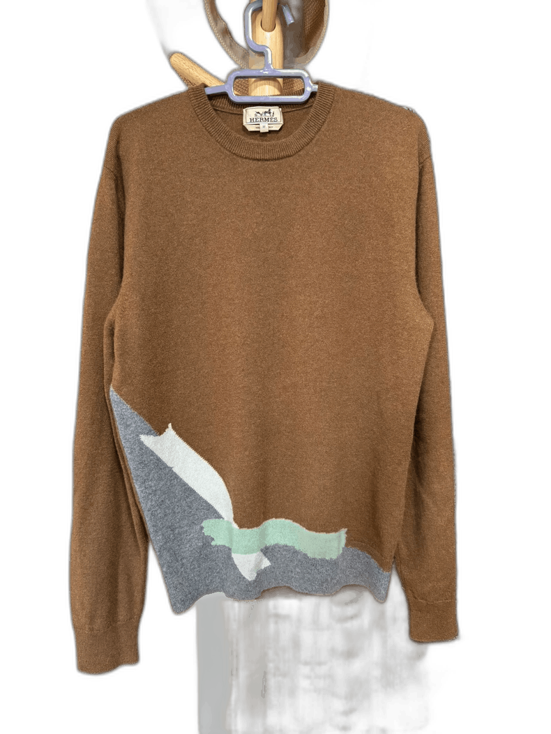 Hermes Hermes Cashmere Sweater with Stylish Details Size US M / EU 48-50 / 2 - 1 Thumbnail
