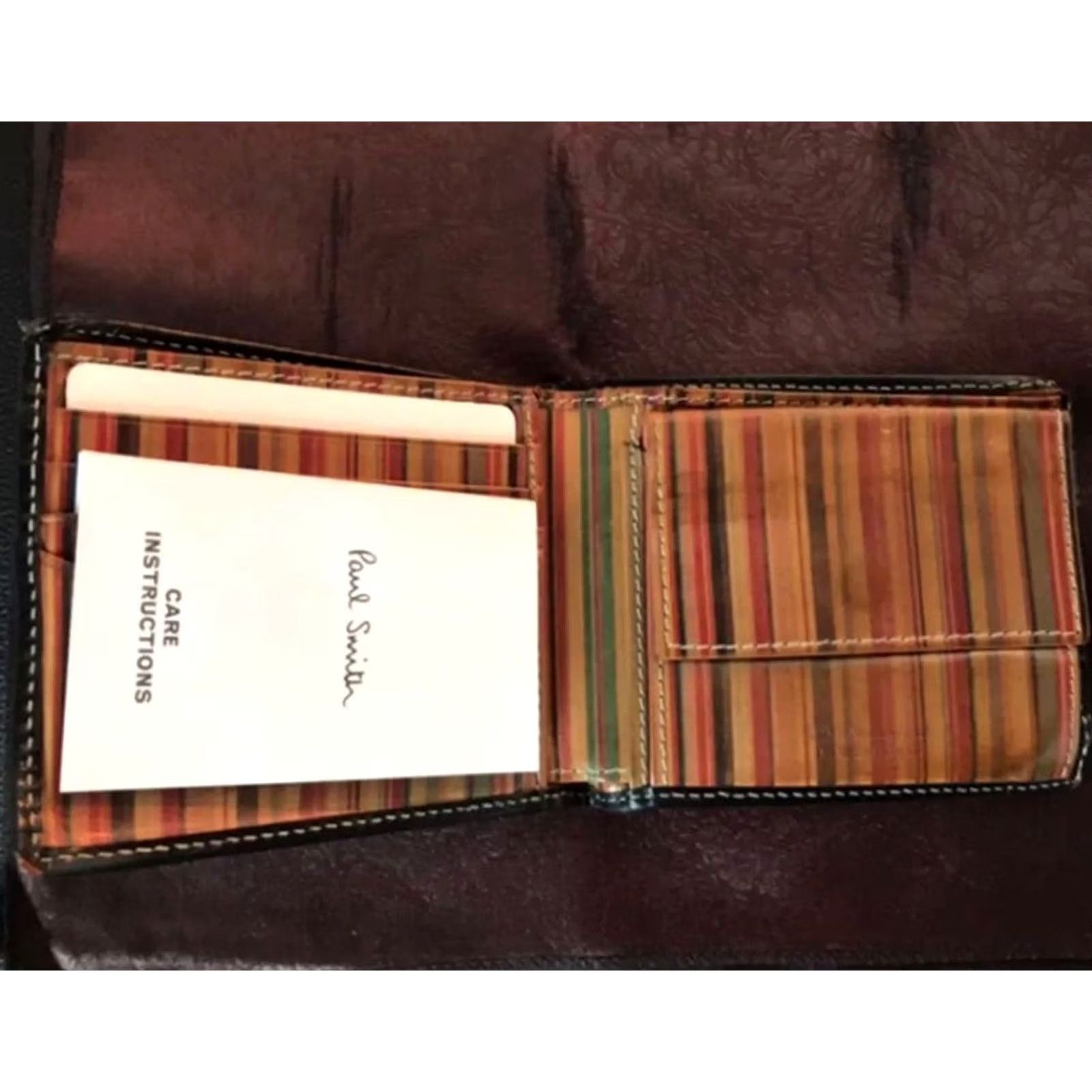 Paul Smith Paul Smith Men Vintage Bifold Multi-Stripe Leather Limited Edition VHTF Rare Tim Wallet Size ONE SIZE - 5 Thumbnail