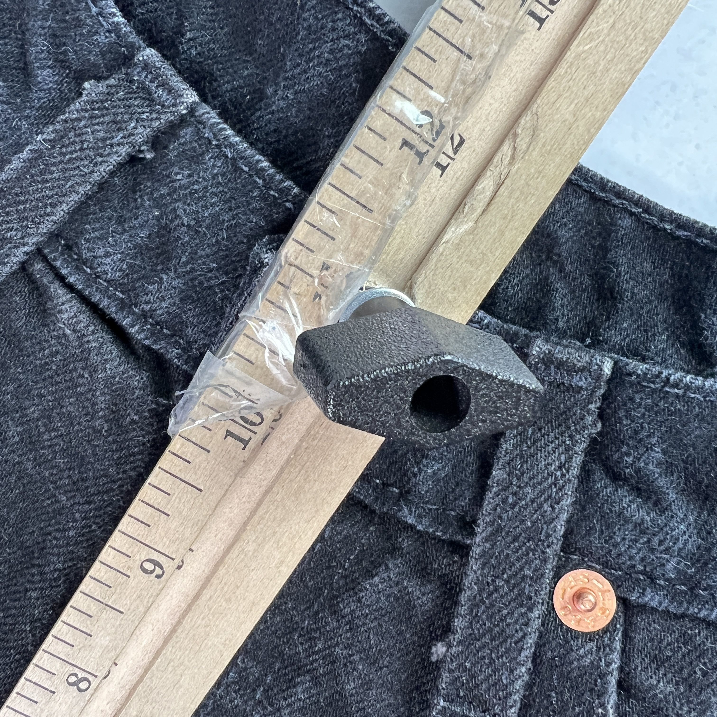 Levi's VTG Levi's Jeans 512 Slim Tapered High Rise Black Denim USA Size 26" / US 2 / IT 38 - 18 Thumbnail