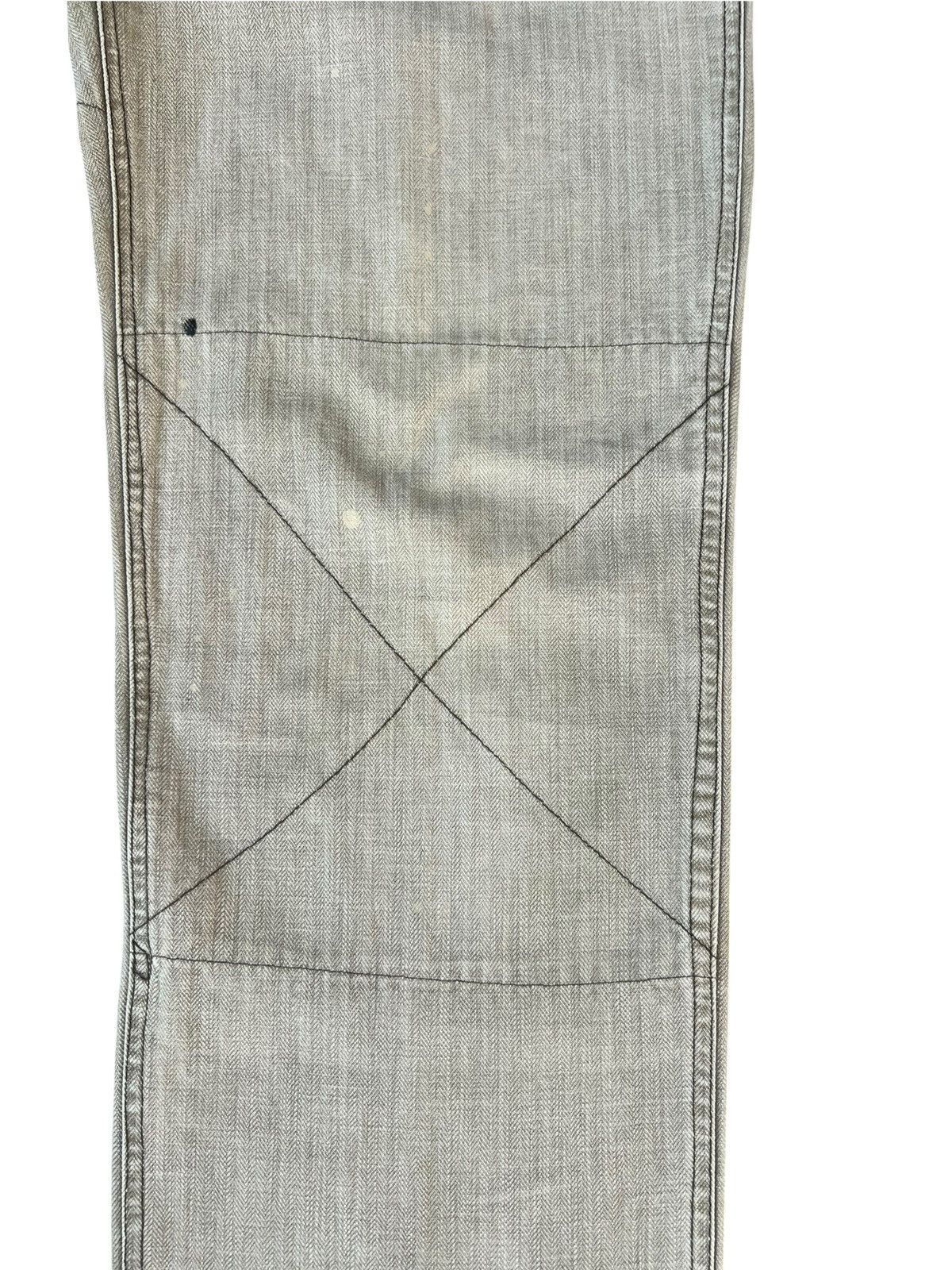 Vintage Old Betty’s Japan Fade Olive Green HBT Striped Cargo Trouser Size US 30 / EU 46 - 11 Thumbnail
