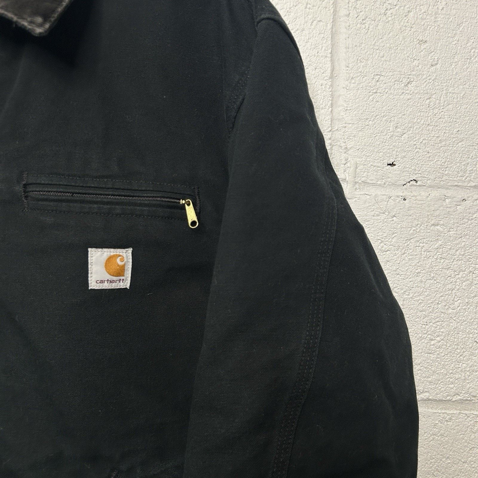 Carhartt Vintage Carhartt Blanket-Lined Detroit Jacket “Black” UJ01 Size US XL / EU 56 / 4 - 3 Thumbnail