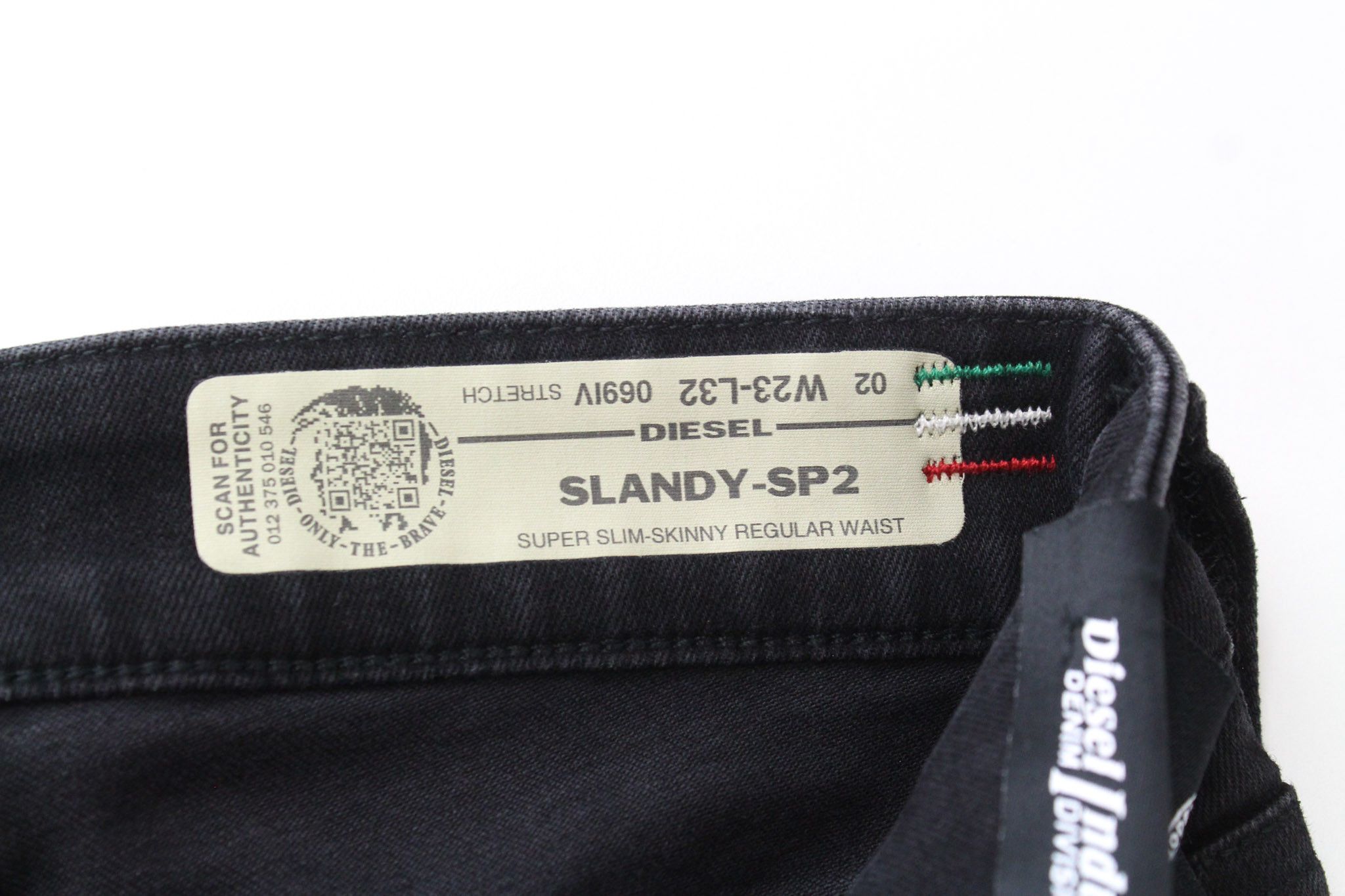 Diesel SLANDY-SP2 069IV W23/L32 Blue Girls Jeans 71490 Size 23" - 5 Thumbnail