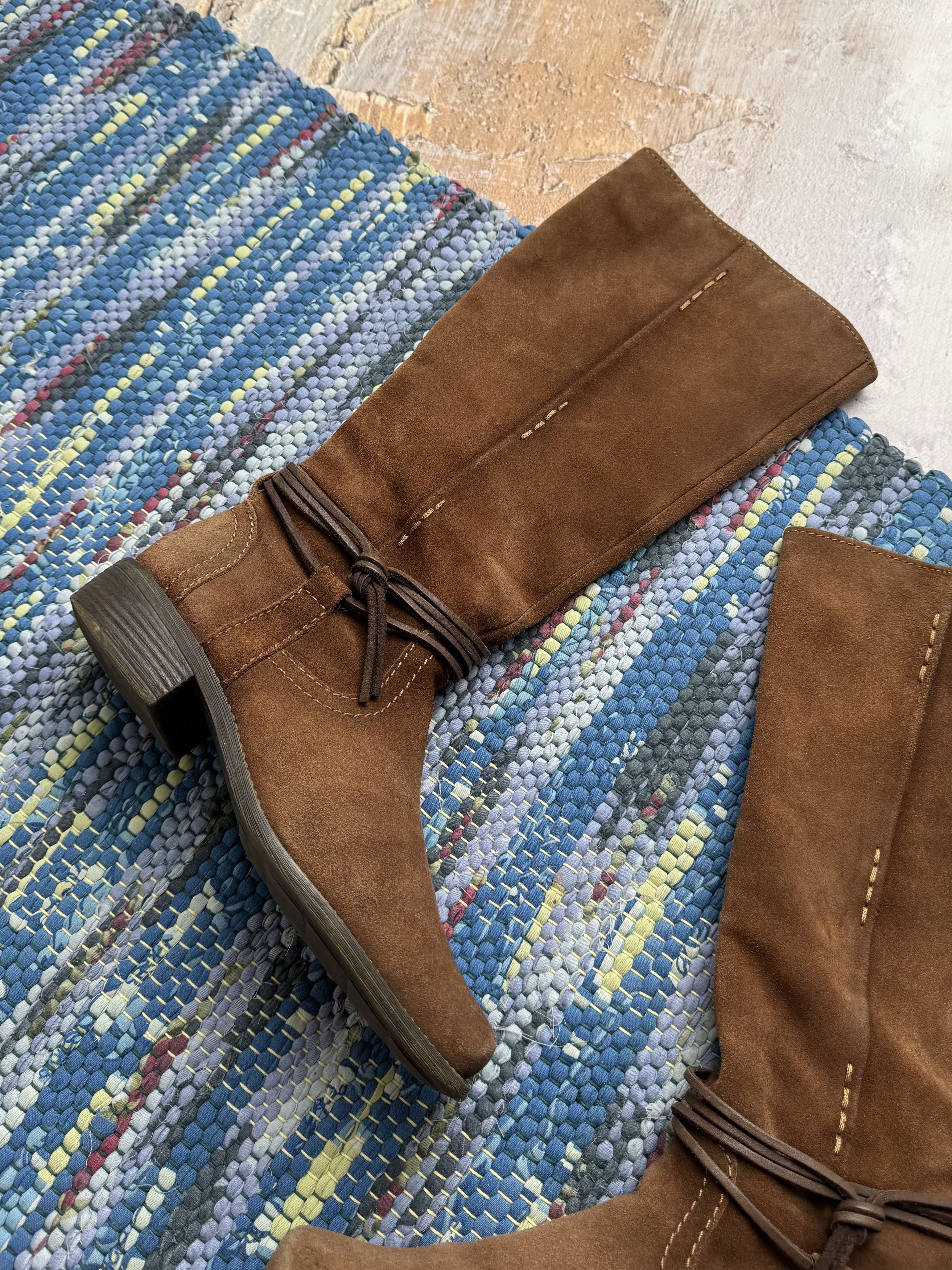 Vintage Vintage Leather Boots With Ropes A8(V1)D15 Size US 9 / IT 39 - 2 Thumbnail